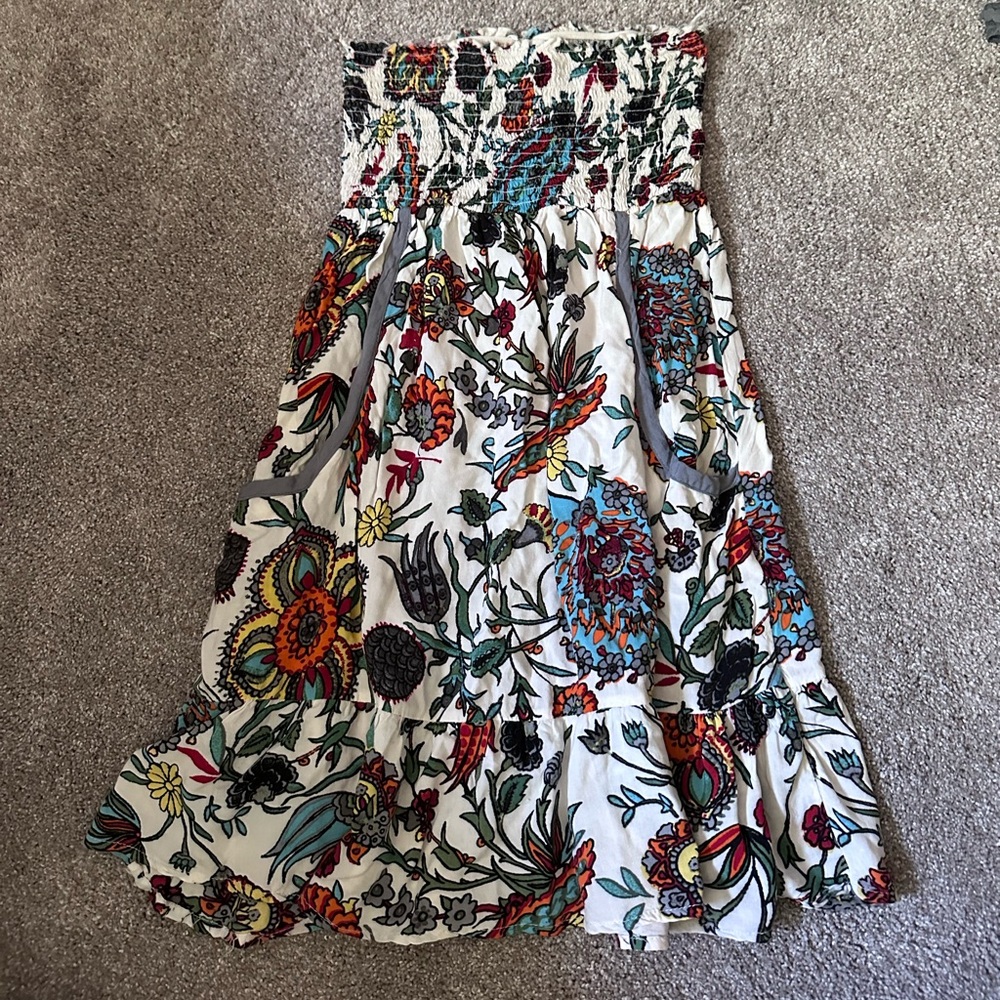 Floral dress OR coverup with pockets
